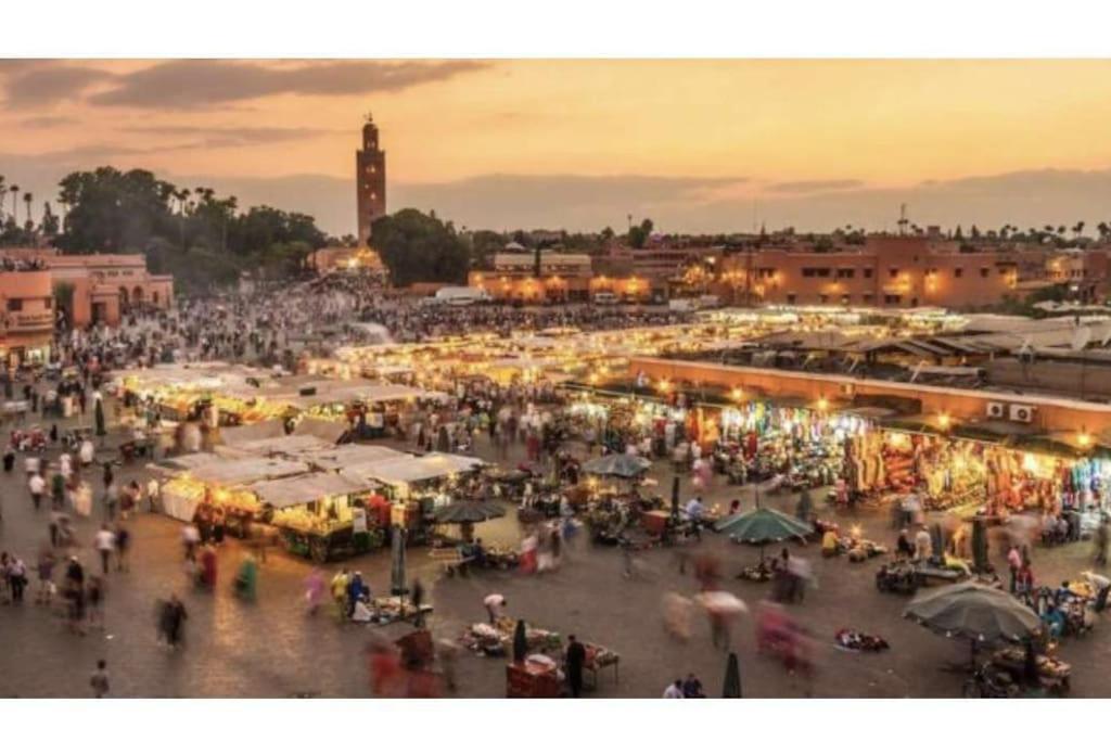Luxueux Appartement Marrakech Au Coeur De L Hivernage Marrakesh Exterior foto